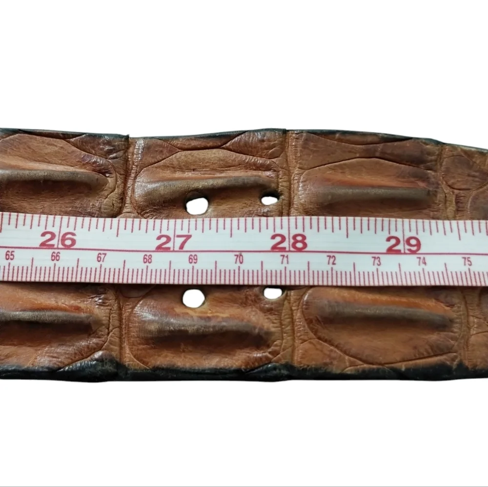 SAVANNAH Australia Brown Genuine Croc Leather Chunk 30